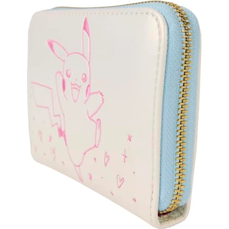 Loungefly Pokémon Pikachu Geldbörse, Kunstleder mit umlaufendem Reißverschluss, 4 Kartenfächer, lizenziertes Pokémon-Produkt – Bild 2