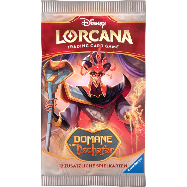 Ravensburger Spielverlag Disney Lorcana Domäne von Dschafar Booster, Sammelkarten, 12 zufällige Karten – Bild 1