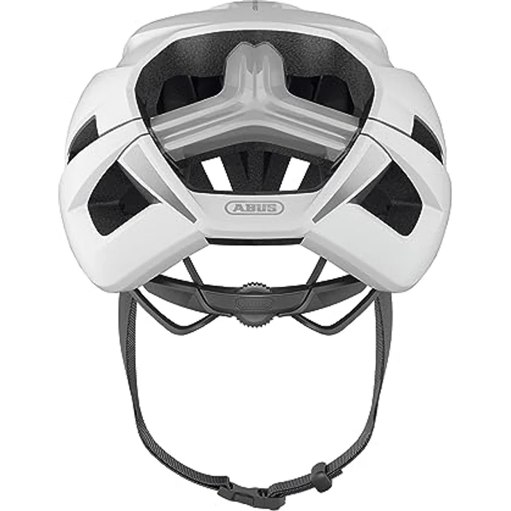 ABUS Rennradhelm StormChaser ACE - Leichter Fahrradhelm für Radrennen, Gravelbike-Touren und Cyclocross - Größe M, Weiß – Bild 3