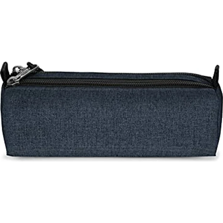 EASTPAK Double BENCHMARK Federmäppchen, zwei Fächer mit Reißverschluss, Triple Denim (Blau) – Bild 3