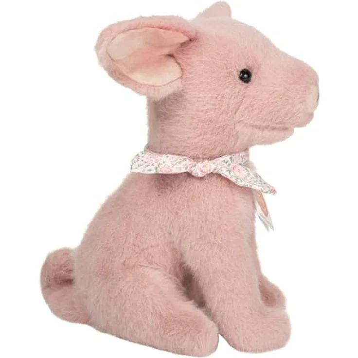 Hermann Teddy Schwein Audrey 23 cm, Kuscheltier mit recycelter Füllung, plüschig weich, geprüfte Sicherheit – Bild 3