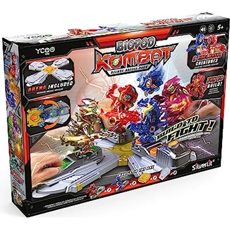 Silverlit YCOO - Biopod Kombat Deluxe Arena - 2 elektronische Kreaturen zum Bauen - LR44-Batterien inklusive - Spielzeug Kinder ab 5 Jahren – Bild 2