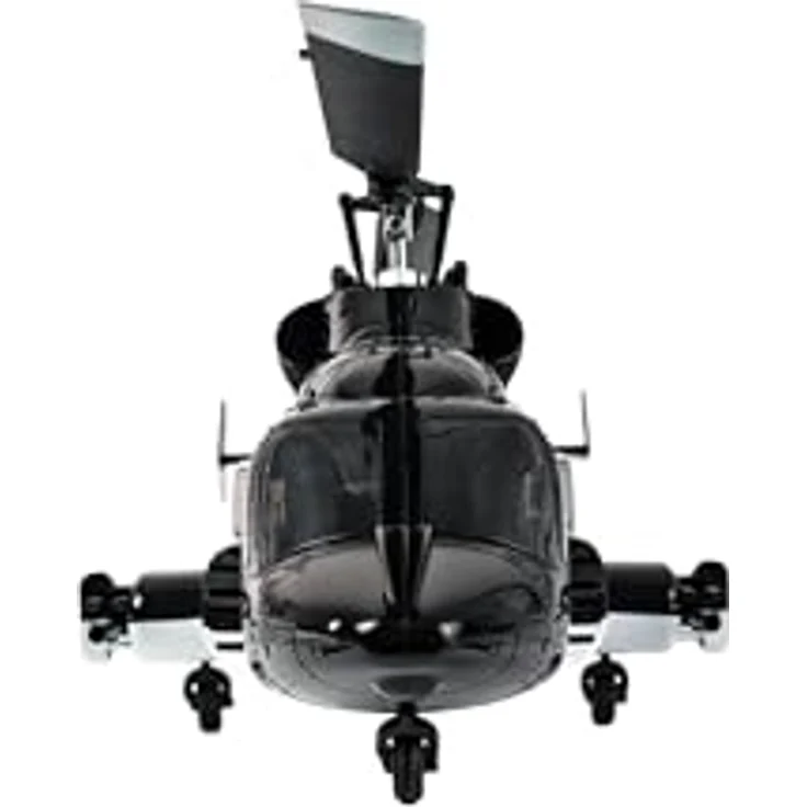 Amewi Bell 222 Airwolf Pro, RC-Helikopter 6-Kanal mit 3D/6G Flugstabilisierung und LED-Beleuchtung, schwarz-weiß – Bild 6