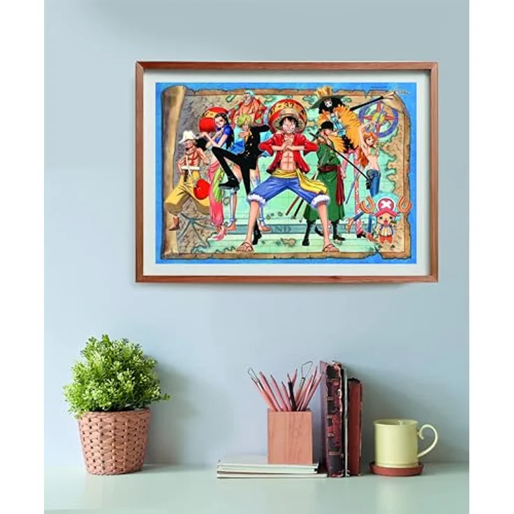 Clementoni One Piece Puzzle 500 Teile, Legespiel mit passgenauen Puzzleteilen und leuchtenden Farben, 49 x 36 cm, umweltfreundlich aus Italien – Bild 5
