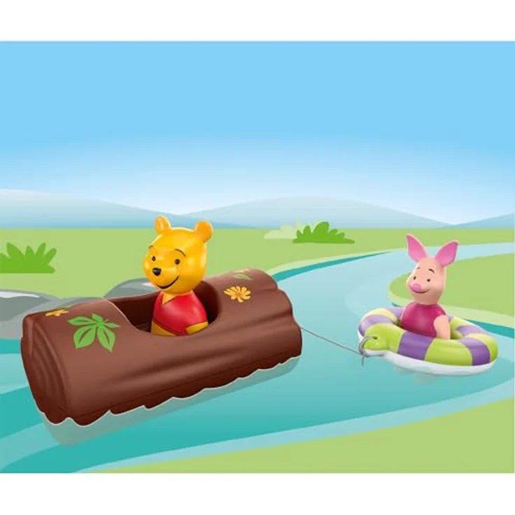 Playmobil® Konstruktions-Spielset Winnies & Ferkels Wasserabenteuer, JUNIOR & Disney, (3 St), Made in Europe – Bild 6