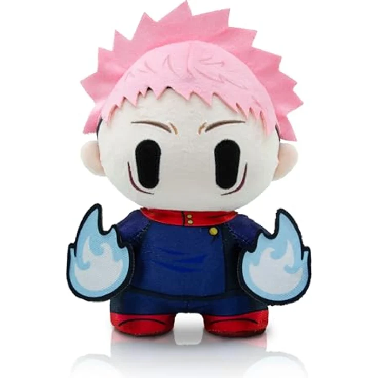 YuMe Jujutsu Kaisen DZNR Plush Figure Yuji Itadori Cursed Energy Edition, 18 cm, offiziell lizenziert – Bild 2