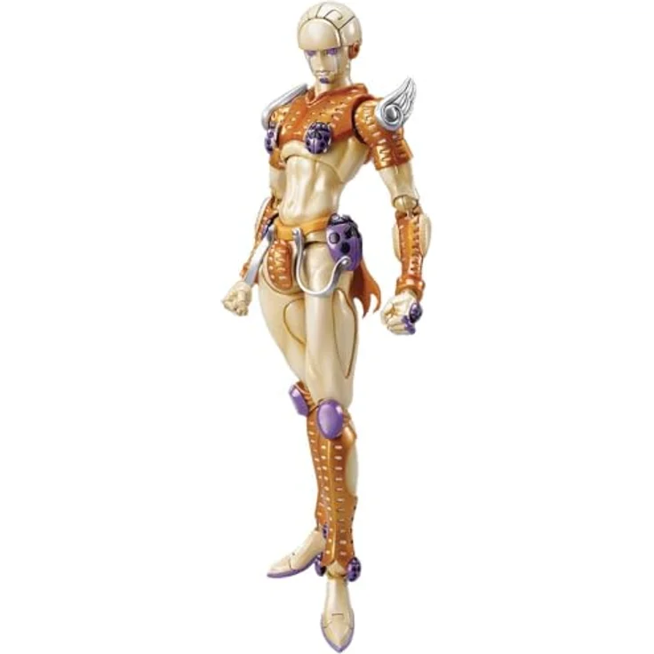 Medicos JoJo's Bizarre Adventure: Golden Wind - G.E. Chozo Kado Super Action Statue mit austauschbaren Gesichtern, 5 Zoll Höhe, Figurenständer mit posierendem Arm – Bild 4