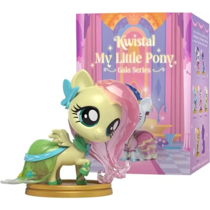 Mighty Jaxx Kwistal Fwenz My Little Pony Serie 3 Gala Edition, Sammelfigur mit magischer Kwistal-Optik und detaillierten Schönheitsflecken – Bild 5