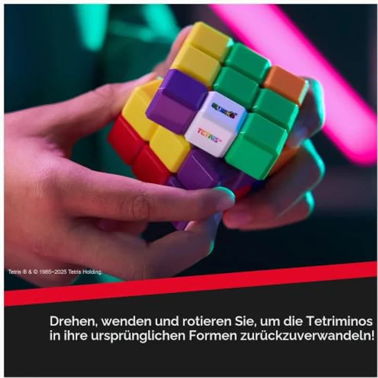 Rubiks Tetris Cube, Gehirntraining-Würfel mit 6 Tetrimino-Formen, Schwierigkeitsgrad 4 – Bild 4
