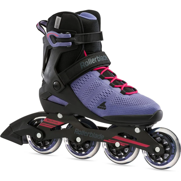 ROLLERBLADE Inlineskates ROLLERBLADE SIRIO 84 W Inline Skate black/coral, Damenmodell für Einsteigerinnen und Freizeit-Skaterinnen - Preisvergleich – Bild 1