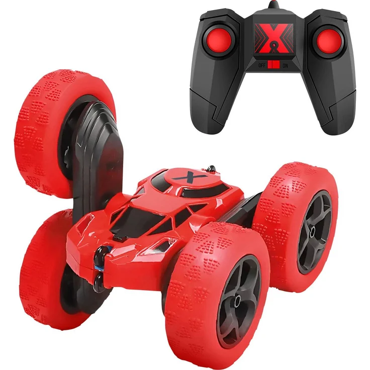 Maxlife MXRC-200, Ferngesteuertes 4x4 Auto mit Allradantrieb, 500 mAh Akku, akrobatischen 360° Drehungen und LED-Scheinwerfer