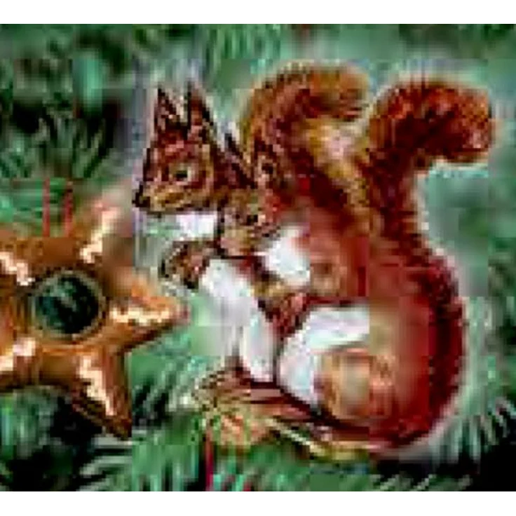 COPPENRATH DIE SPIEGELBURG Adventskalender Nostalgische Weihnachten bei den Tieren im Stall, Wandkalender mit Glitter und Schleifenband – Bild 6