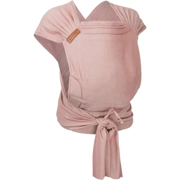 Hoppediz Babytrage Hop-Tye Advanced, Halfbuckle mit Tuchträger, geeignet ab Geburt (2,5 - 20 kg), sicher nach ASTM-Normen