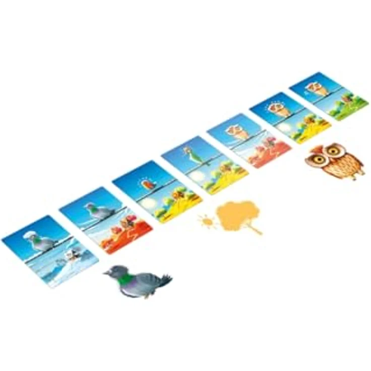 Carletto Deutschland Birdie (d) 6, Brettspiel zur Gedächtnisförderung mit Vogel-Sammelmechanik – Bild 5