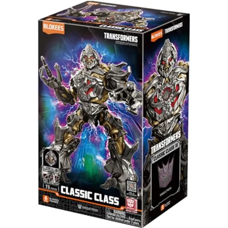 Blokees Transformers Classic Class 10 Megatron, hochdetaillierter Sammler-Modellbausatz mit 20 beweglichen Gelenken und integrierter LED-Funktion – Bild 6