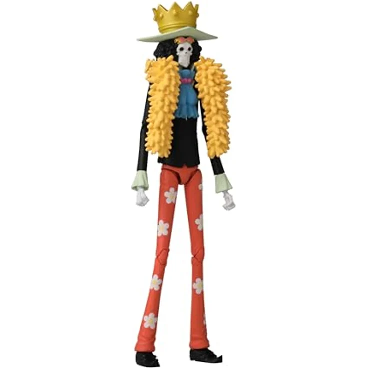 Bandai Anime Heroes - One Piece Figur 17 cm Brook - Sammlerfigur mit Zubehör, Charakter aus der Serie "One Piece" – Bild 4
