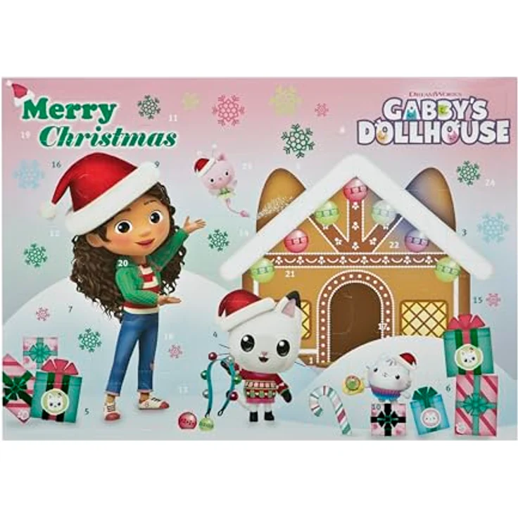 UNDERCOVER Gabby's Dollhouse Adventskalender 2025, 24-tlg. mit Schreibwaren und Spielzeugen für Kinder ab 3 Jahren – Bild 2