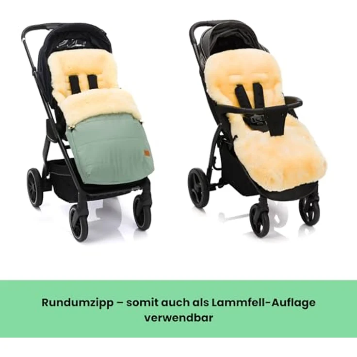 Fillikid Winterfußsack Bernina Lammfell Exclusiv – Bild 6
