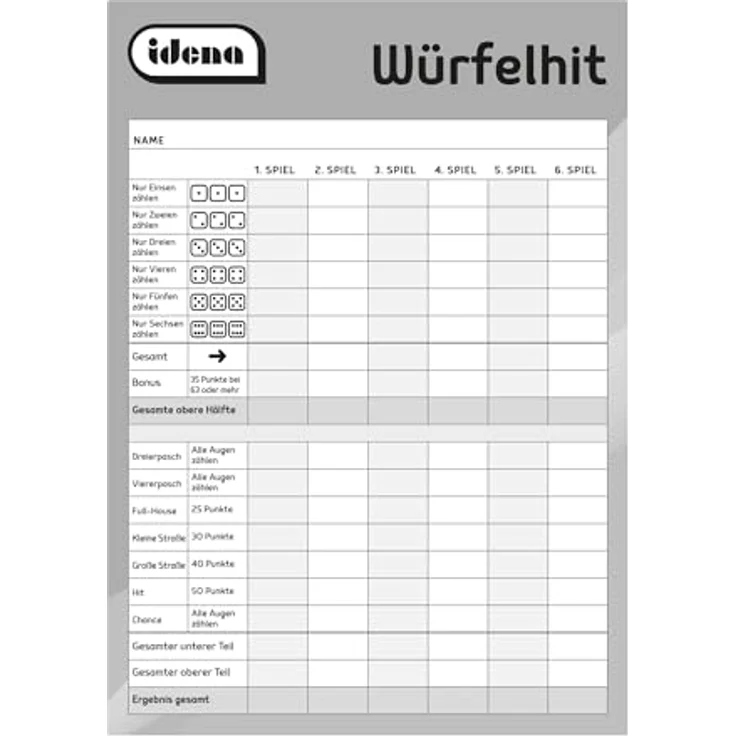 Idena Würfelhit FSC-Mix – Bild 4