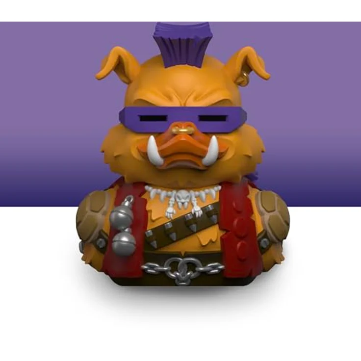 TUBBZ TUBBZ First-Ausgabe: Teenage Mutant Ninja Turtles - Bebop, Cosplaying-Gummiente Vinylfigur, 9 cm, in ikonischer Vitrine – Bild 4