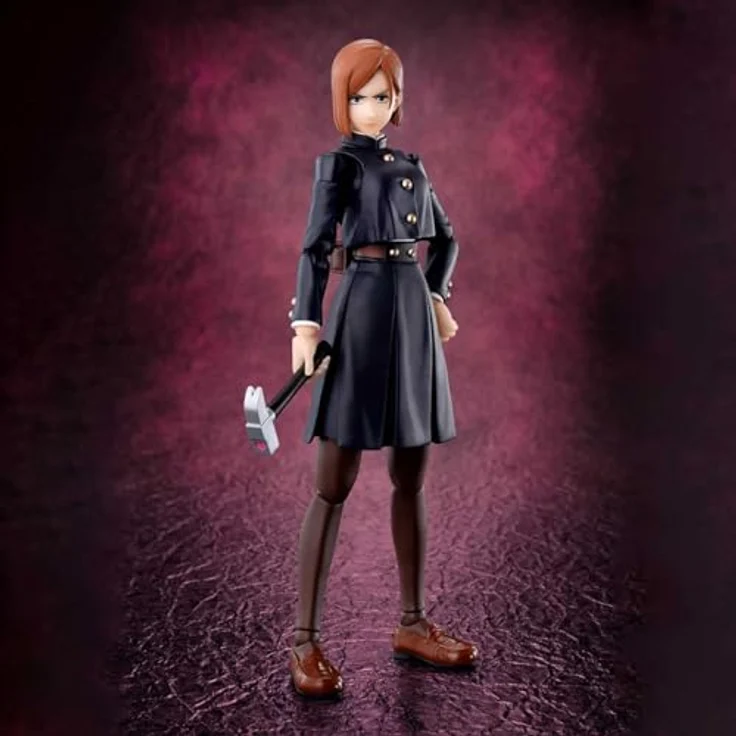 BANDAI Jujutsu Kaisen S.H. Figuarts Nobara Kugisaki, 14 cm Actionfigur mit Zubehör – Bild 4