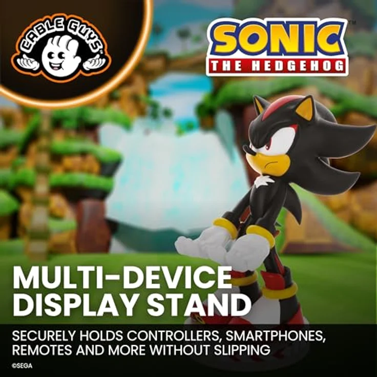 Exquisite Gaming Shadow the Hedgehog Stojak na kabel, 20 cm, Universalhalter für Gaming-Controller und Smartphones, offiziell lizenziert von SEGA – Bild 4