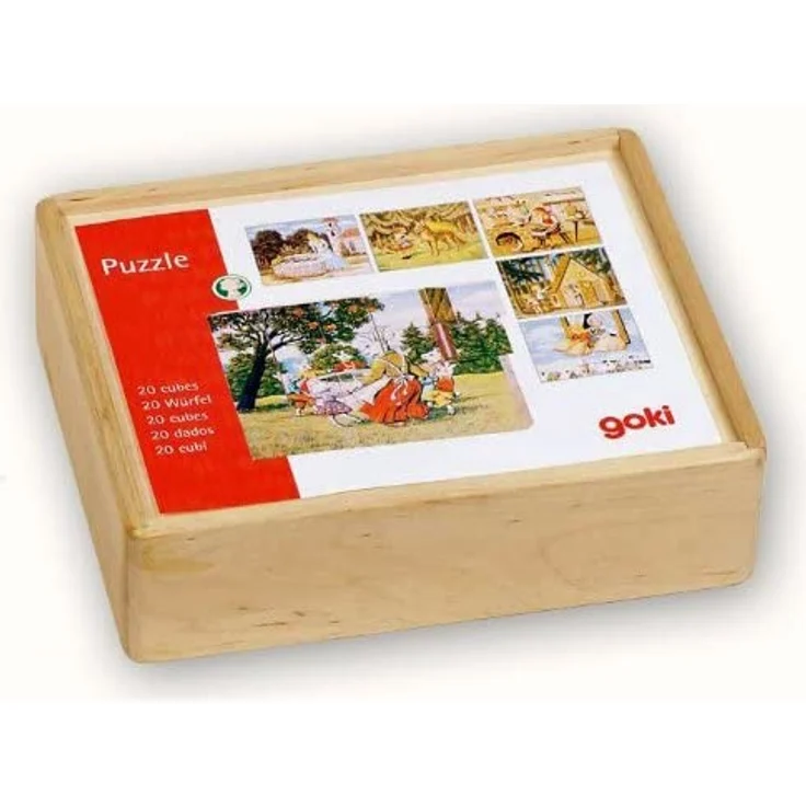Würfelpuzzle Märchen Holz – Bild 3