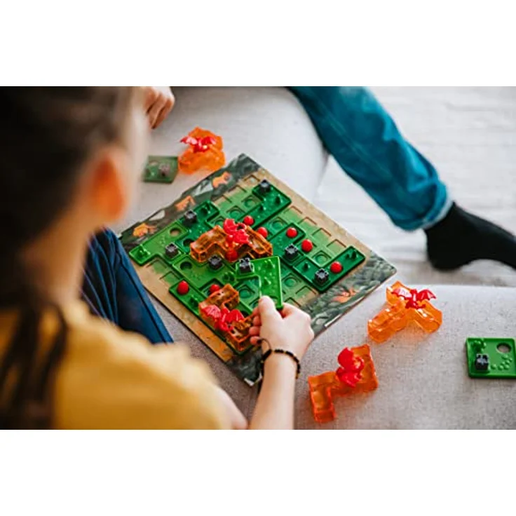 SmartGames Dragon Inferno, Brettspiel mit langlebigem Design und flexiblem Zubehör – Bild 2