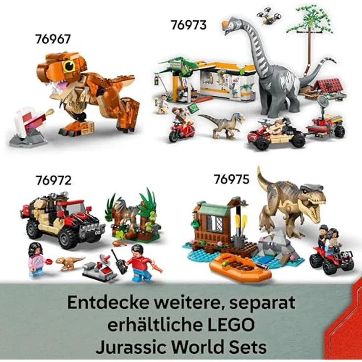 LEGO Jurassic World 76970, Babydinosaurier Dolores: Aquilops, 339 Teile, bewegliche Figur, für Kinder ab 7 Jahren, Maße: 20cm x 15cm x 11cm – Bild 7
