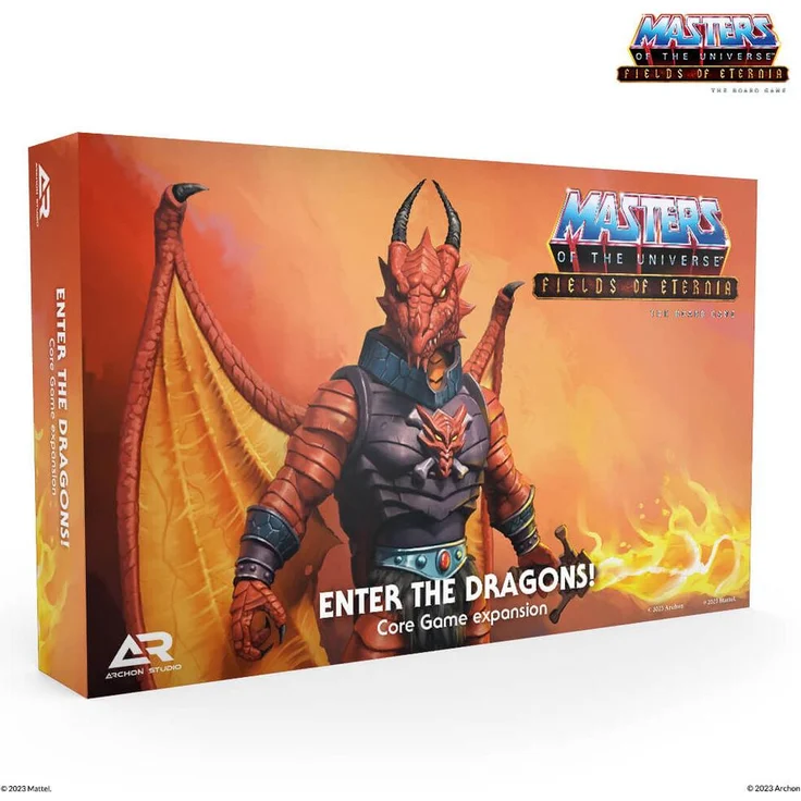 Archon Studio MotU: Fields of Eternia – Enter the Dragons (ES), Erweiterung für Miniaturenspiel mit neuen Drachen-Charakteren und Strategien