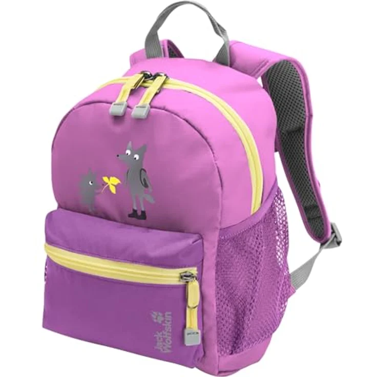Jack Wolfskin Little Scout Kinderrucksack, 29 cm, pink, 100% Polyester, 23 x 21 x 29 cm – Bild 1