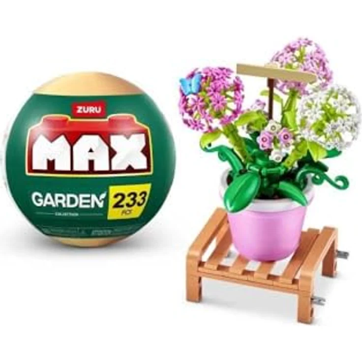 ZURU Kreativset MAX, Garden Collection, 6 verschiedene Pflanzen zum Zusammenbauen, sortierte Lieferung – Bild 6