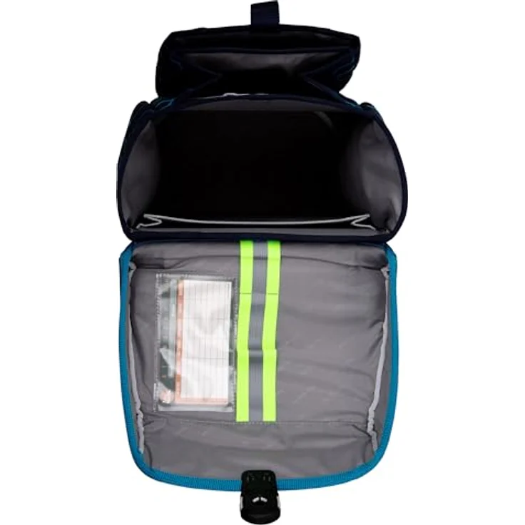 McNeill Schulranzen-Set PERFECTO XAGON, 5-teilig, ergonomisch mit ClickFlex-Rückensystem und Reflektoren, 22 l, Blau – Bild 3