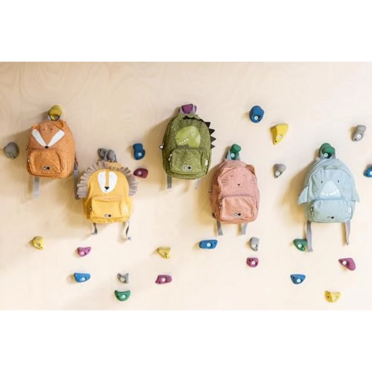 Trixie Baby Rucksack Dino grün Mr. Dino, Kindergartenrucksack mit Dinosaurier-Design – Bild 6