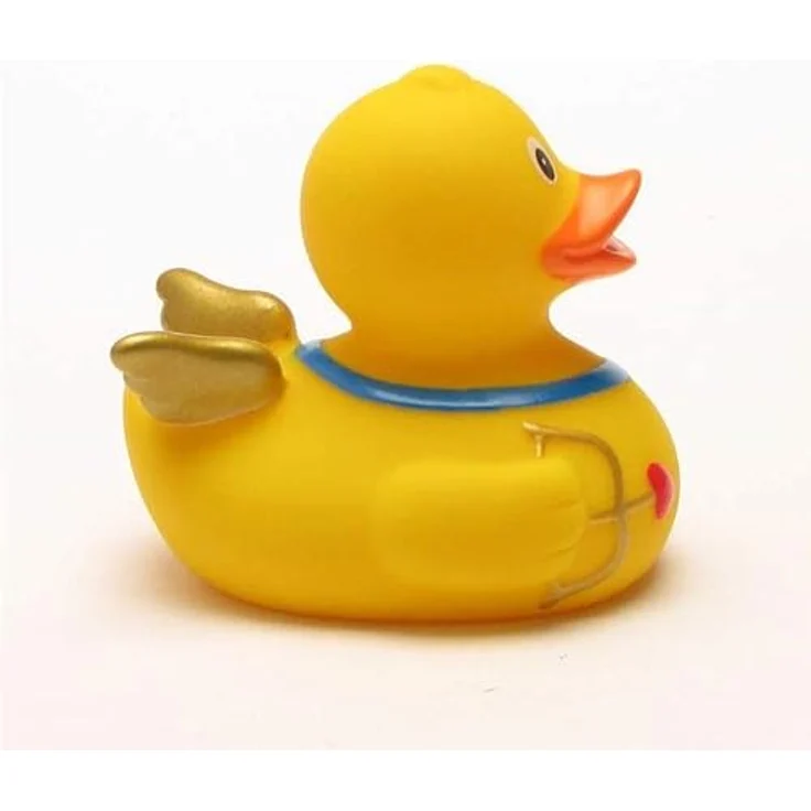 Duckshop Badeente - personalisierbar (Amor Ente) mit eigenem Wunschtext, 8 cm, aus Vinyl – Bild 4