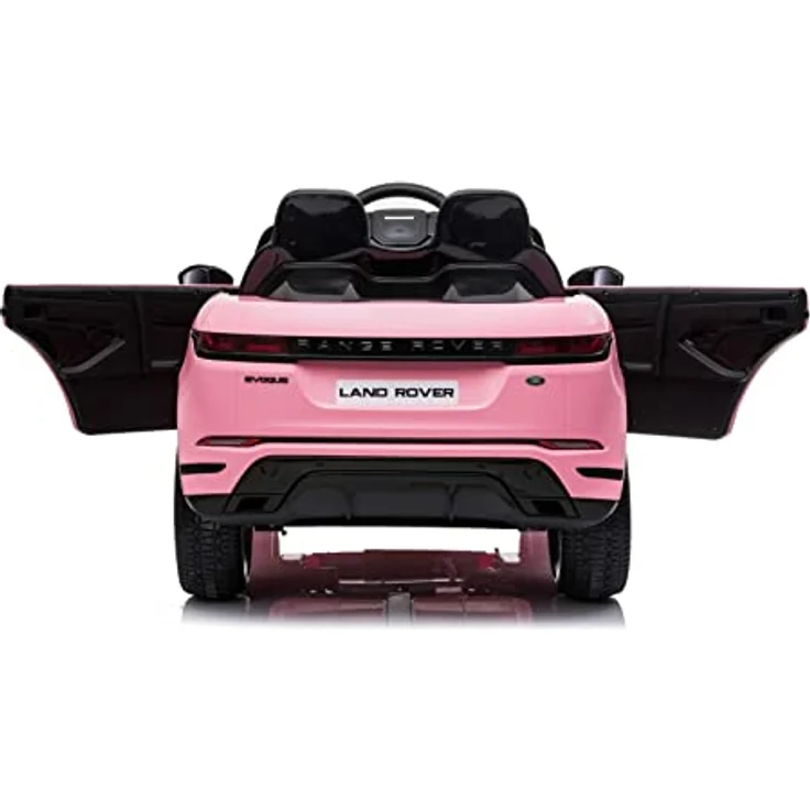 FINOOS Kinder Elektroauto Range Rover Evoque 12V Original Lizenz Kinderauto Kinderfahrzeug Elektroauto (Rosa) für Kinder von 1 bis 4 Jahren – Bild 2