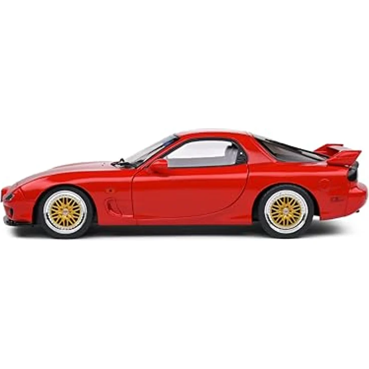 Solido Mazda RX-7 FD RS (1994, rot), Diecast Modellauto im Maßstab 1:18 mit beweglichen Türen und lenkbarer Vorderachse, ideal für Sammler & JDM-Fans – Bild 3