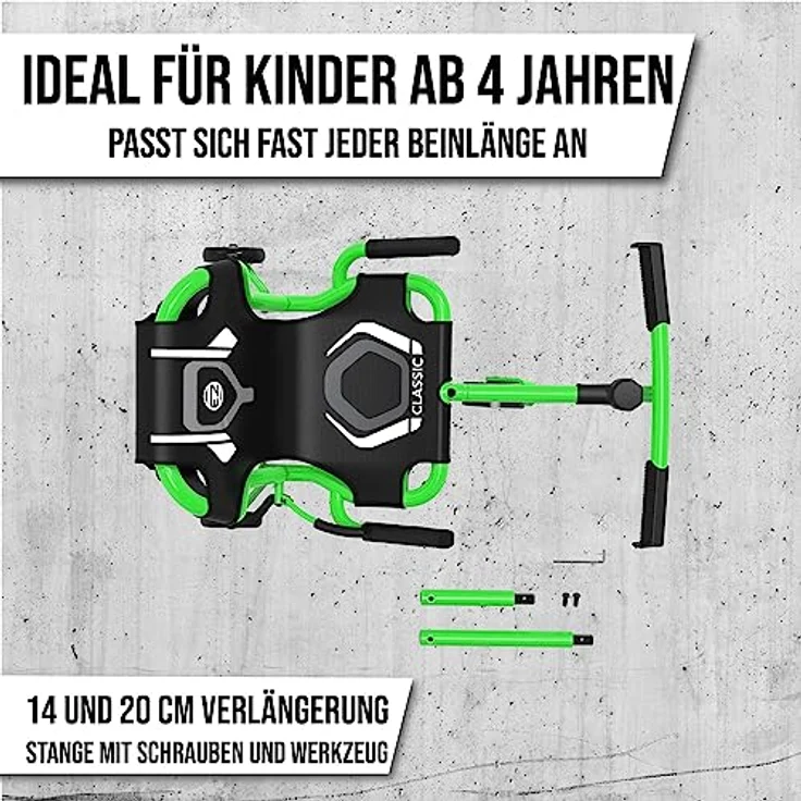 Ezyroller Kinderfahrzeug Dreirad Classic X Trike Kinder Sitz Scooter Ezy Roller (grün) - Preisvergleich – Bild 3