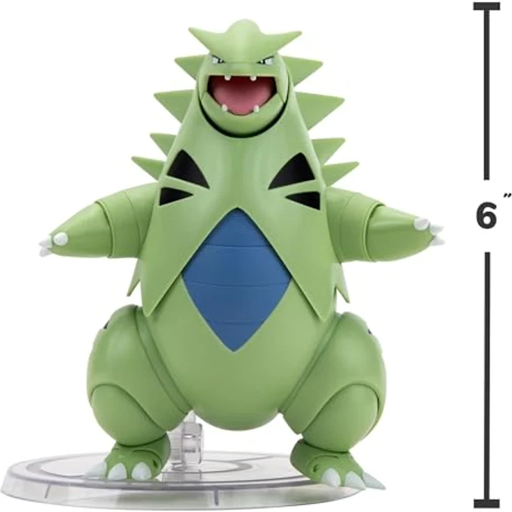 Jazwares Sammelfigur Pokémon - Select Figur - Despotar (Tyranitar) 15 cm, authentisch detailliert und super gelenkig – Bild 6