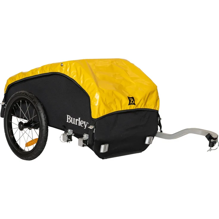 Burley Fahrradlastenanhänger, Fahrrad-Lastenanhänger Nomad, robust und leicht, wetterfestes Verdeck, 16" Aluminium-Speichenlaufräder