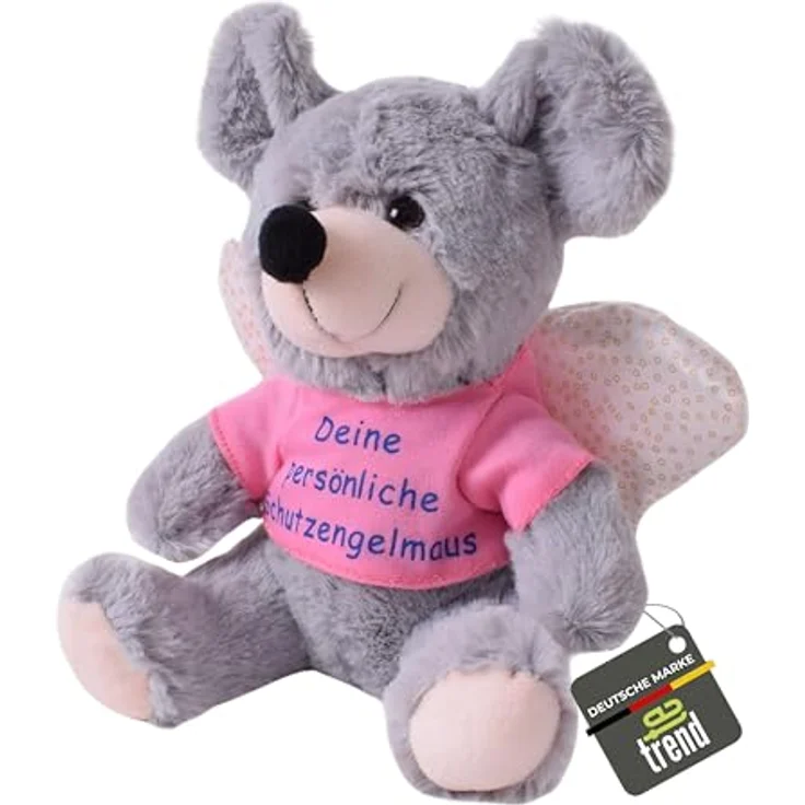 TE-Trend Glücksengel 25cm - Kuscheltier als Tröster, Mutmacher und Geschenk - Schutzengel Stofftier in liebevollem Design – Bild 1