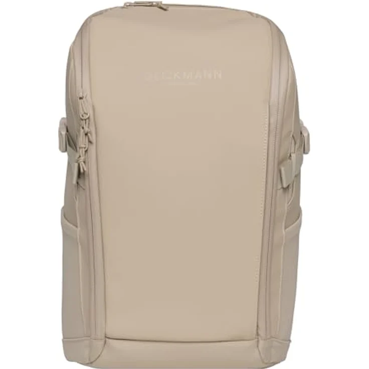 Beckmann Norway Street Go Schulrucksack, Beige 26L mit Laptopfach, Reißverschluss – Bild 1