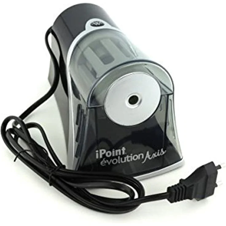 Westcott iPoint évolution Axis, Elektrischer Anspitzer mit Auto-Stopp-Technologie und großem Auffangbehälter – Bild 11
