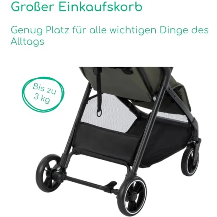 Bebeconfort Azur Kinder-Buggy, kompakt, leicht, automatisch klappbar, für 0–3 Jahre (15 kg) – Bild 6