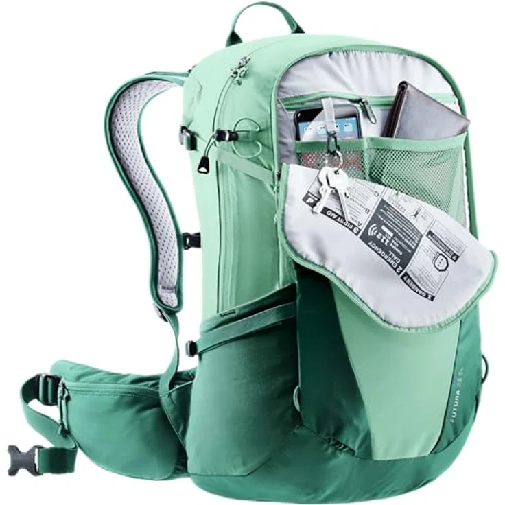deuter FUTURA 25 SL, Wanderrucksack für Damen mit Aircomfort Rückensystem und elastischer Fronttasche – Bild 7
