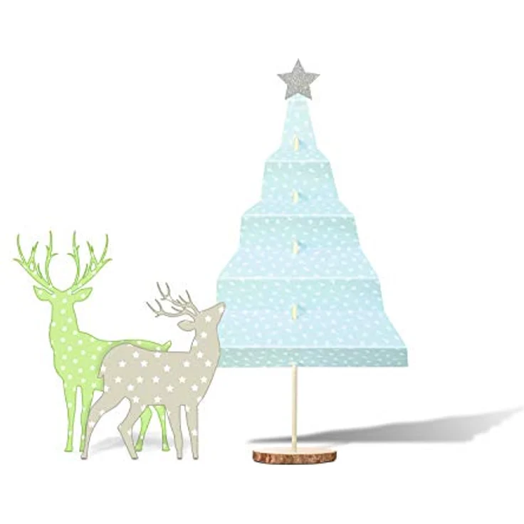 Ursus Fotokarton 11374699, Frosty Blue, DIN A4, 300 g/qm, beidseitig bedruckt, 9 Blatt in 9 Motiven, aus Frischzellulose, ideal für Papierkunstwerke – Bild 5