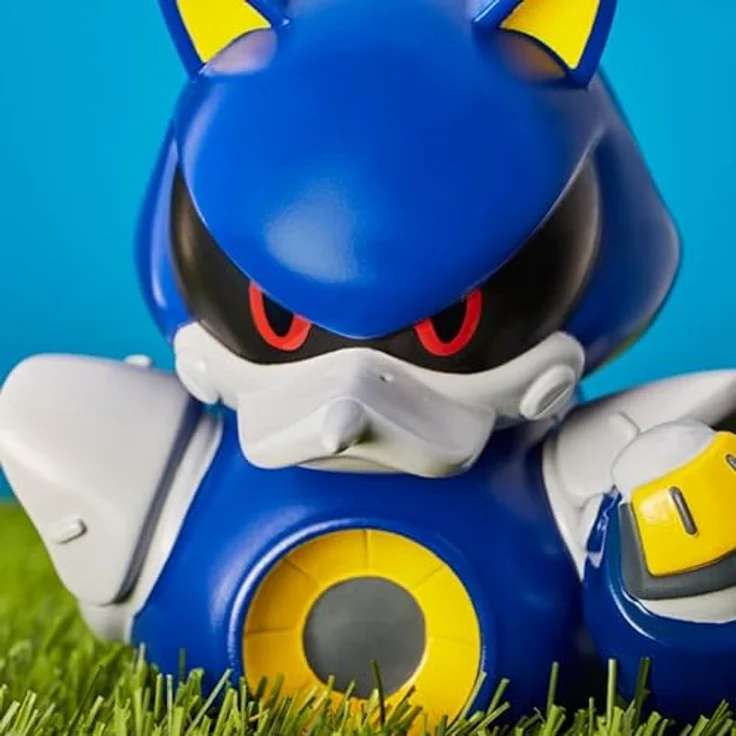 TUBBZ Metal Sonic Sammlbare Vinyl-Gummiente - Offizielles Sonic The Hedgehog Merchandise - Badewannenspielzeug - Retro-Videospiele, Filme & TV – Bild 4