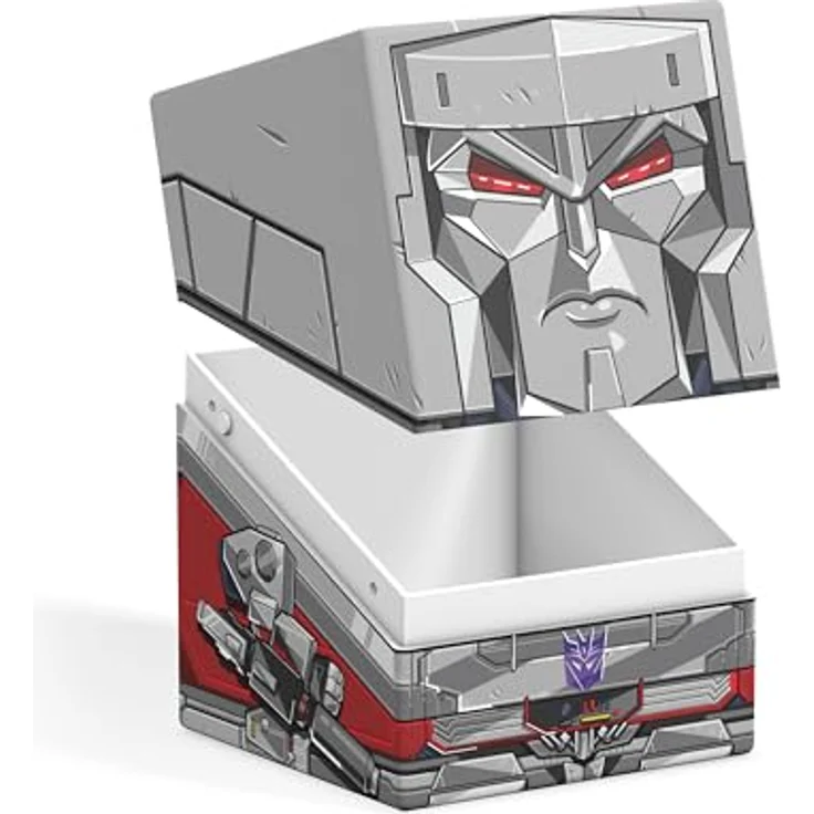 Squaroes SQR100231 - Squaroes Squaroe Transformers TR005 - Megatron - Deckbox für bis zu 100 doppelt gesleevte Karten, aus 78% nachhaltigen Materialien, vollständig bedrucktes Design – Bild 4