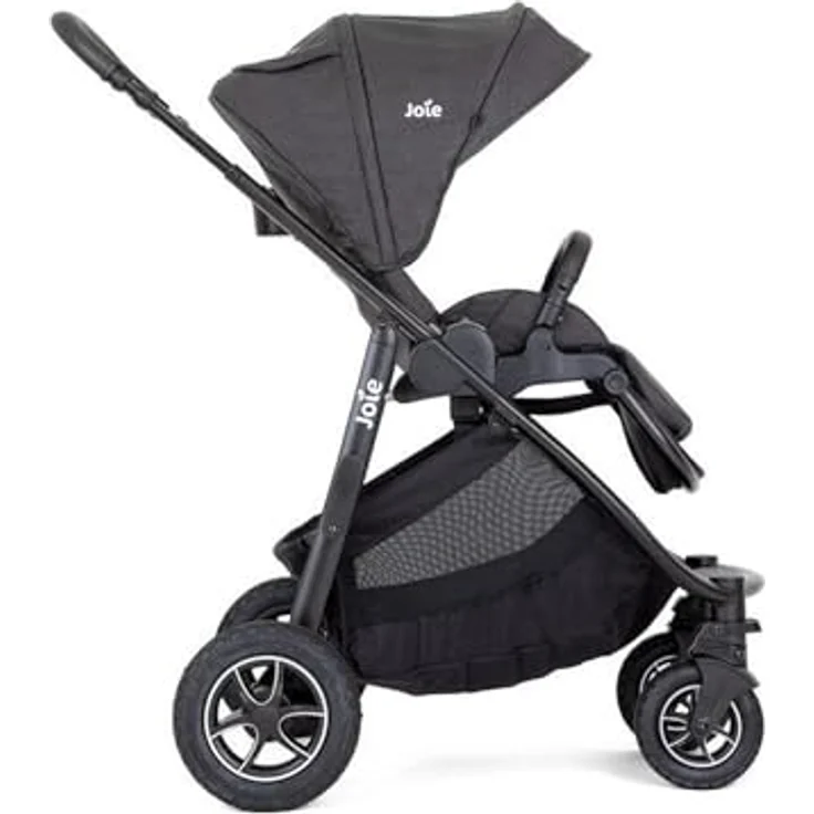 Joie Versatrax 4-in-1 Kinderwagen für Babys, wendbarer Sitz, 5-Punkt-Gurt, Sonnendach UPF50+, Liegekorb – Bild 5