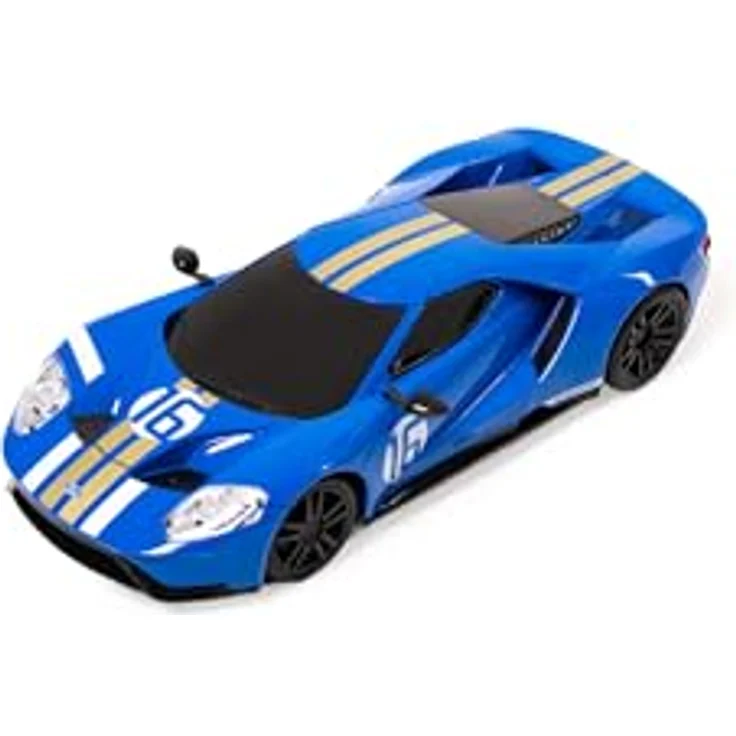 Carson 1:24 Ford GT 2.4GHz, Ferngesteuertes Auto mit LED-Beleuchtung und ca. 60 min Fahrzeit, Blau – Bild 3